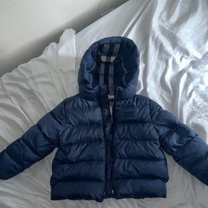 Burberry boys toddler coat Blue